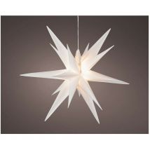 Toile Lumineuse Blanche Ø40x40cm 6 Leds