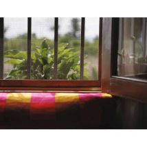 Toile moustiquaire fibre de verre bg gris 1,2 x 30