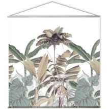 Toile murale imprimée jungle