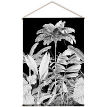 Toile murale imprimée palmier