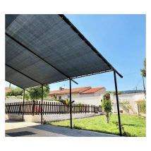 Direct Filet - Toile d'ombrage pergola 6x4 m perméable avec œillets à poser sur une structure Couleur: Anthracite