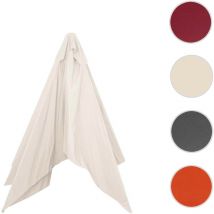 Mendler - Toile pour parasol Florida, toile de remplacement pour parasol, polyester 3x4m crème