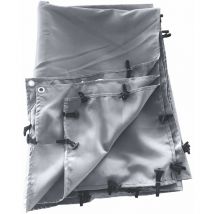 Happy Garden - Toile pour pergola murale 3 × 2,5m nice grise
