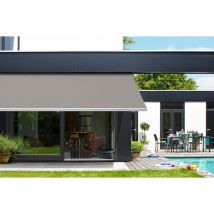 Ici Store - Toile pour store banne 5 x 3 m Toile Dickson Gris 480 x 320 cm