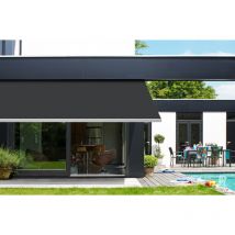 Toile pour store banne 5 x 3,5 m Toile Carbone 480 x 370 cm