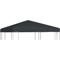 Torana - Toile supérieure de gazebo 310 g / m² 3 x 3 m Gris