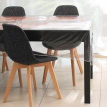 Nappe carrée 180X180 cm CRISTAL transparent