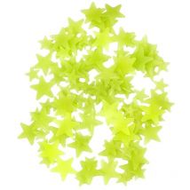 Toiles Lumineuses, 200 Pièces Autocollants Lumineux Stickers Muraux, Autocollants Muraux Fluorescents Plastique, pour Autocollants Lumineux