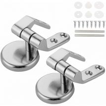 Toilet Seat Hinge Replacement Fixings Zinc Alloy Toilet Seat Hinge Seat Hinge for Wood mdf Resin Toilet Seat