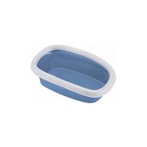 Zolux - toilette per cani-gatti 'sprint' S10 bia./acciaio cm 31 x 43 x h 14 -- df 6060569