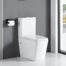 Toilette wc à poser bragado en céramique