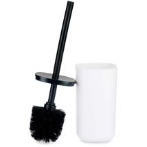 Toilettenbürste in einem verschließbaren Behälter, aus Kunststoff, 9,6 x 35 cm