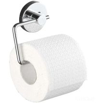 Toilettenpapierhalter, Vakuummontiert, Bohrfrei, Repositionierbar, Verchromt