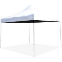 Toit de rechange pour tonnelle pliante 3 x 3 professionnelle - - Blanc