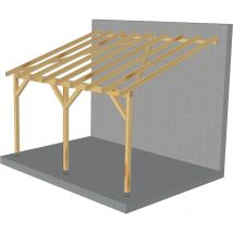 Jardinatoire - Toit de terrasse 4x3 - Tuilable pente 30% - Bois massif - Robuste + Vis