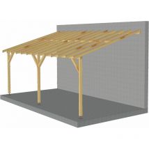Jardinatoire - Toit de terrasse 6x3 - Pente 30% - Bois massif - Durable + Vis