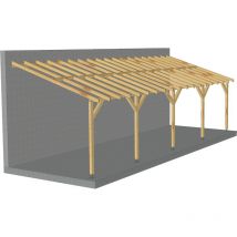 Jardinatoire - Toit de terrasse 9x3 - Pente 30% - Bois massif - Durable + Vis