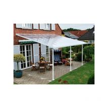 Chalet&jardin - Toit terrasse blanc avancée 4m - 16,4m2