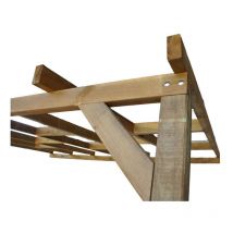 Chalet&jardin - toit terrasse bois 3X2 sans toit