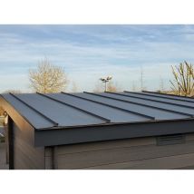Green Outside - Toiture bac acier pour Abri composite 10m² Toit Plat