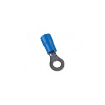Arvi - Tol-2.5-6 Sachet De 100 Cosses Rondes Isolées Bleues Pour Fil 1.5 À 2.5mm² - Trou M6 - Ø 6.4mm