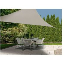Toldo vela sombreo triangular poliester 3,6x3,6x3,6 m arena