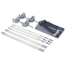 Toldo de piscina gris claro INTEX