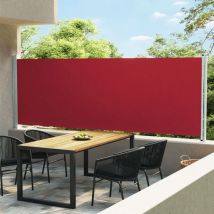Jinlefu - Furniture Limited - Toldo lateral retráctil de jardín rojo