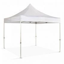 Toldo plegable de aluminio de 3x3m en color blanco