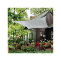Toldo sombra cuadrado vert Blanc - talla 3,6x3,6mts.