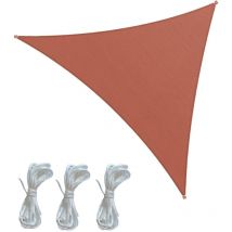 Mobili Rebecca - Toldo Vela Rebecca Mobili Euclea 300x300x300 Poliéster Impermeable Acero Rojo