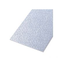 Tôle Aluminium Granitée Brut Gris L.25 x L.50 Cm Ep.0.8 Mm