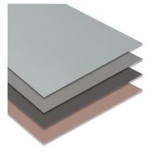 Bacacier - Tôle Plane 2000x1000 mm Acier 0.75 mm Imitation Zinc Coloris: nerro