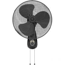 Toleni ventilateur mural Ø43cm 45W Noir