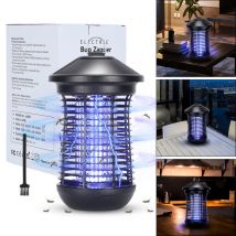 Tolletour - 18W Lampe Anti Moustique étanche uv led Tue Mouches Destructeur d' Insectes Electrique Lampe anti-insectes Mouche Insectes Électrique