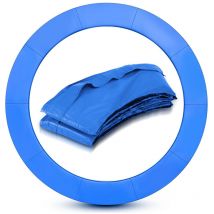 Tolletour - Coussin de Protection pour Trampoline de Remplacement résistant aux intempéries et uv Bleu 244 cm