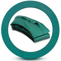 Tolletour - swanew Coussin de Protection pour Trampoline de Remplacement résistant aux intempéries et uv Vert 426 cm