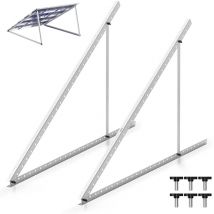 TolleTour 41" (104cm) Solarpanel-Neigungshalterungen mit einstellbarem Winkel für Boot. Wohnmobil. Dach. Off-Grid-System (41-Zoll-Lange)