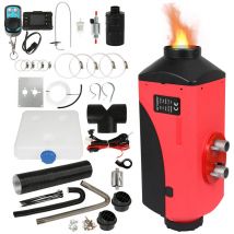 TolleTour 5KW 12V Diesel Standheizung Dieselheizung Rot Air Heater Luftheizung Camping