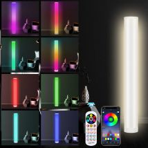 Led Stehleuchte. Lichtsäule Stehlampe 6W.104cm. rgb Standleuchte. Dimmbar Atmosphäre Lampe. Eck Standleuchte. Fernbedienung