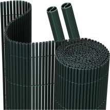 Tolletour 80x700cm Pvc Sichtschutzmatte Bambus Sichtschutz Garten Sichtschutzzaun Balkon Zaun Windschutz Balkonverkleidung Grün