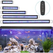 TolleTour 107-130cm LED Eclairage Aquarium, LED RGB+ 24/7 Éclairage LED Aquarium avec Minuteur, 45W ,pour Plantes d’Aquarium