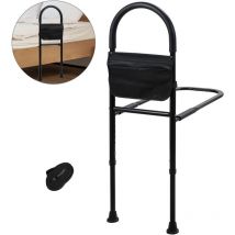 Aide à la verticalisation du lit Barrière de Lit Pour la Sécurité des Personnes Âgées Poignée de Lit Réglable en Hauteur Aide à L'entrée de Lit
