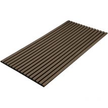 TolleTour Akustikpaneel Wandpaneel Moderne Wandpaneele aus Holzfunier und Filz MDF Wandverkleidung 1x 120x60x2.1cm Walnuss