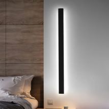 Tolletour - Applique Murale Moderne led Lampe Murale pour Chambre Maison Couloir Salon Lumière 100cm 21W Blanc froid