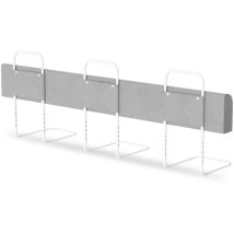 Barrière de lit Réglable en hauteur 180cm Portable Bébé Grand Rails Protection contre les chutes pour lit parental Convient pour matelas - Tolletour