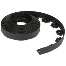 Bordure de pelouse flexible - 10 mètres avec 30 clous. bordure de pelouse idéale. bordure de chemin ou bordure de lit. en pvc
