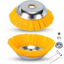 Tolletour - Brosse à mauvaises 2pcs 8 pouces 25,4 x 200 mm herbes en nylon