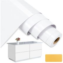 Tolletour - Papier adhésif pour meubles 61 cm x 500 cm papier peint auto-adhésif film auto-adhésif étanche pour comptoirs de cuisine salle de