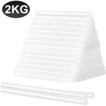 Tolletour - 2KG Heißkleber Heißklebestifte Klebesticks Heißklebesticks 11mm x 190mm Klebestifte Klebepatrone Sticks ca.100 Stück diy für